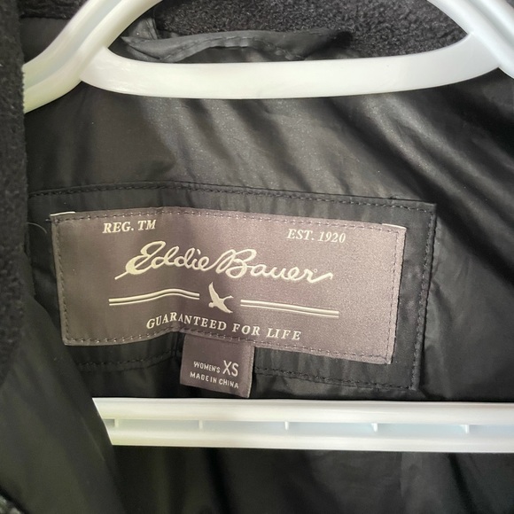 Eddie Bauer Lodge Down Parka Black XS - Picture 4 of 5